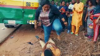 FUNNY ONE WATCH AS THIS FAT GIRL BEAT BUS CONDUCTOR #comedy