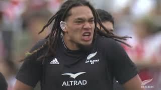 All Blacks XV haka vs Japan Tokyo