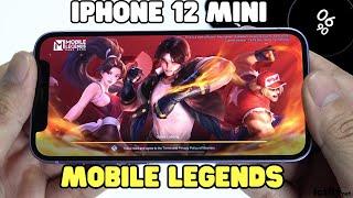 iPhone 12 Mini Mobile Legends Gaming test MLBB 2024  Apple A14 Bionic