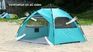 Glymnis pop up beach tent