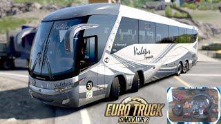 Euro Truck Simulator 2  My Viral Bus New G7 Volvo Marcopolo 8x2 Smooth Ride  Logitech g29 Gameplay