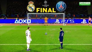 Real Madrid vs PSG - Penalty Shootout 2023  Final UEFA Champions League UCL eFootball PES Gameplay