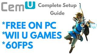 CEMU EMULATOR INSTALL GUIDESETUP *2024* │ BEST PERFORMANCE SETTINGS │PCLAPTOP