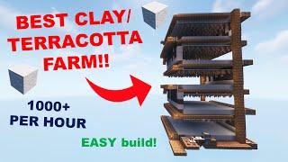 SIMPLE clayterracotta Farm in Minecraft 1.19