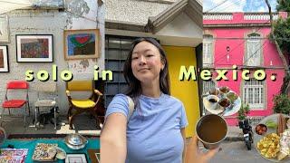 Solo in MEXICO CITY Vlog PT. 2   another flea market BEST food tour and what I eat after work