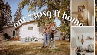 Updated Small House Tour  Family of 4 in 730sq ft