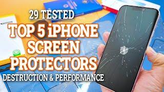 I Tested & Broke $1500 worth of iPhone Screen Protectors Top Picks Revealed