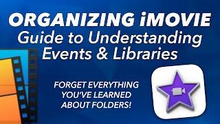 Understanding HOW TO ORGANIZE and FIND VIDEOS in your iMOVIE EVENTS and LIBRARIES