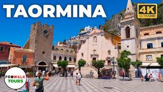 Taormina Sicily Walking Tour 4K60fps with Captions - Prowalk Tours