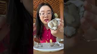 makan oyster mentah ges