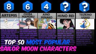 Top 50 Most Popular Sailor Moon Characters