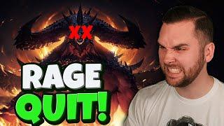 I LITERALLY RAGE QUIT DIABLO IMMORTAL