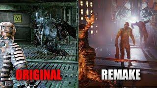 【4K60ᶠᵖˢ】DEATH SCENES COMPARISON DEAD SPACE REMAKE vs ORIGINAL  DEAD SPACE REMAKE 2023