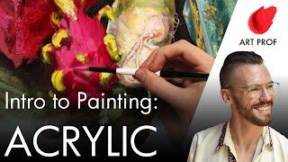 Acrylic Painting for Beginners Techniques & Supplies