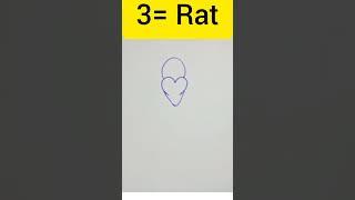 How to draw a Rat #drawing #howtodrawstepbystep