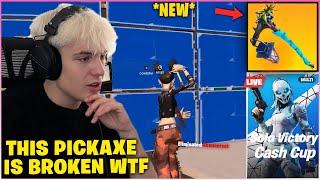 CLIX Uses *NEW* COLD SNAP PICKAXE & QUALIFY For SOLO CASH CUP In ONE GAME Fortnite Moments