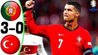 Portugal vs Turkey 3-0 - All Goals and Highlights - EURO 2024