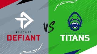 @TorontoDefiant vs @vancouvertitans  West Play-Ins  Week 1 Day 2