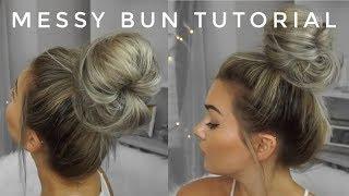 TWO QUICK & EASY WAYS TO DO A BIG MESSY BUN  OKEVAAA