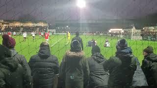 FC United of Manchester fans at Bamber Bridge-You soft bastard