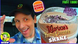 Burger King® Morticias KOOKY CHOCOLATE SHAKE Review ️ First Look  Peep THIS Out ️‍️