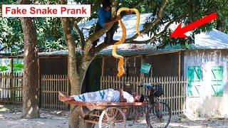 King Cobra Snake Prank  Part 3  Fake Snake Prank Video on Public  4 Minute Fun