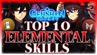 Top Ten BEST Elemental Skills in Genshin Impact