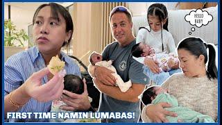 DUMAYO SILA PARA MA MEET SI BABY FIRST TIME NAMIN LUMABAS NI INDI ️  rhazevlogs