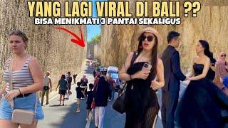 WOW FULL WISATAWAN  MELIHAT TEBING TANAH BARAK YANG LAGI VIRAL DI BALI ..