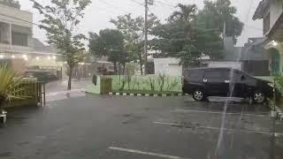 Hujan Super di Klaten Sore ini