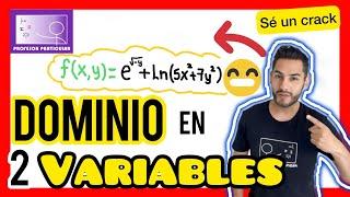 DOMINIO de funciones Logarítmicas de 2 VARIABLES 𝘼𝙥𝙧𝙚𝙣𝙙𝙚 𝙚𝙣 3 𝙋𝙖𝙨𝙤𝙨 ​🫵​ Cálculo Multivariable