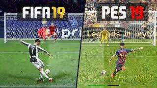 FIFA 19 vs PES 19 Penalty Kicks