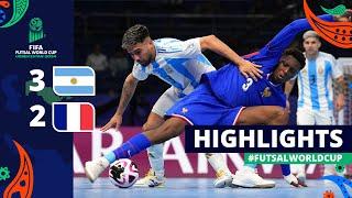 Argentina v France  FIFA Futsal World Cup 2024  Semi-finals  Highlights