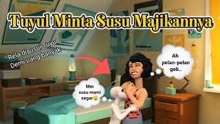 Tuyul nyusu Sama Majikannya  Kartun lucu 3D by Plotagon Story  Keluarga Joki