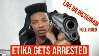 Etika Arrested Live On Instagram - Full Video #Etika #instagram #swatted