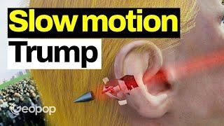 Attack on Trump unprecedented 3D reconstruction of the bullet in slow motion