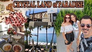 CRYSTAL LAND of PARADISE HOTEL ALANYA  Odalar Yemekler Plaj ve Deniz hakkında Merak Ettikleriniz.