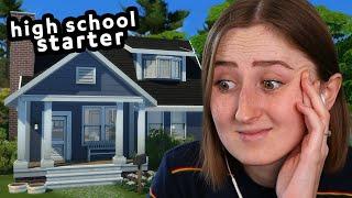 I built a starter home with The Sims 4 High School Years