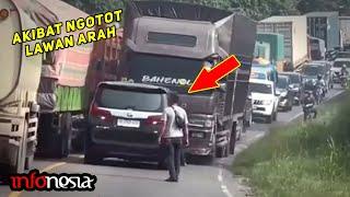 KAPOK... Mobil Mewah NGOTOT Lawan Arah Endingnya Malu Sendiri