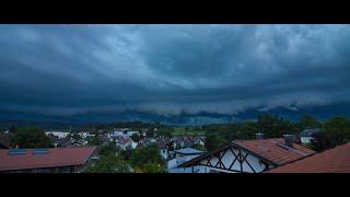 Superzelle 12.07.2024 über Südbayern ️️ #severeweather