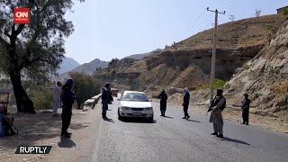 Aksi Tentara Taliban Di Pos Pemeriksaan Kota Kabul