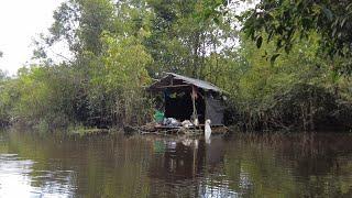 BERMALAM DI RUMAH RAKIT SAAT AIR SURUT DAN BERMACAM IKAN SAAT AIR RAWA KERUH..