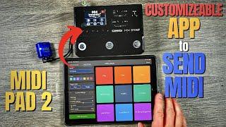 The EASIEST MIDI SEND App Ever MIDI Pad 2 - Quick Tip