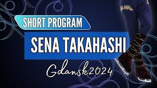 Sena TAKAHASHI 高橋 星名 JPN  Junior Men Short Program  Gdansk 2024