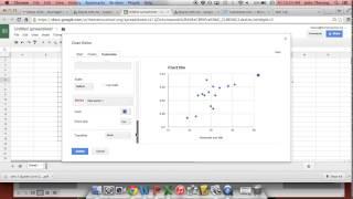 How to Create a Linear Regression Trendline in Google Spreadsheets