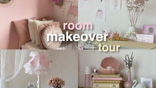 ROOM MAKEOVER pinterest inspired coquette pink aesthetic