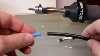 How to home Repair Fiber Optic Cable Toslink DIY in 1 minute
