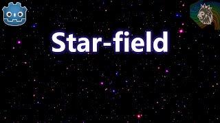 Coding a star field sky shader Godot 4