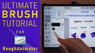 Ultimate Brush Tutorial for RoughAnimator - Best 2D Animation App for iPad with free Brush Pack