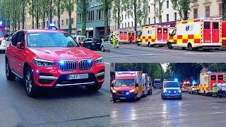 Wohnungsbrand in der Innenstadt Münchner Einsatzkräfte im Großeinsatz